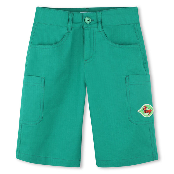 Dark Green Bermuda Shorts