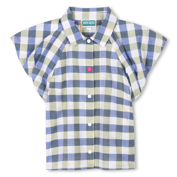 Blue Check Blouse
