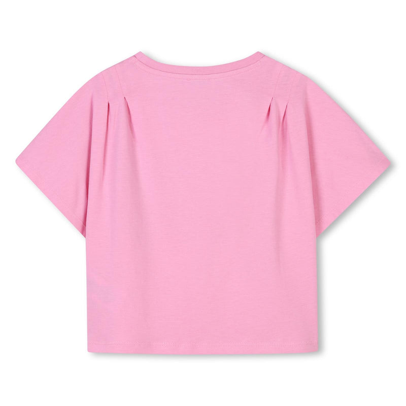 Pink Short Sleeves Tee-Shirt