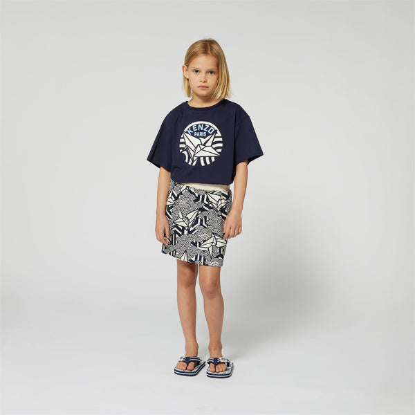 Navy Short Sleeves Tee-Shirt