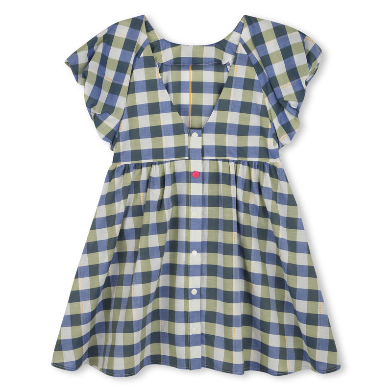 Blue Check Dress