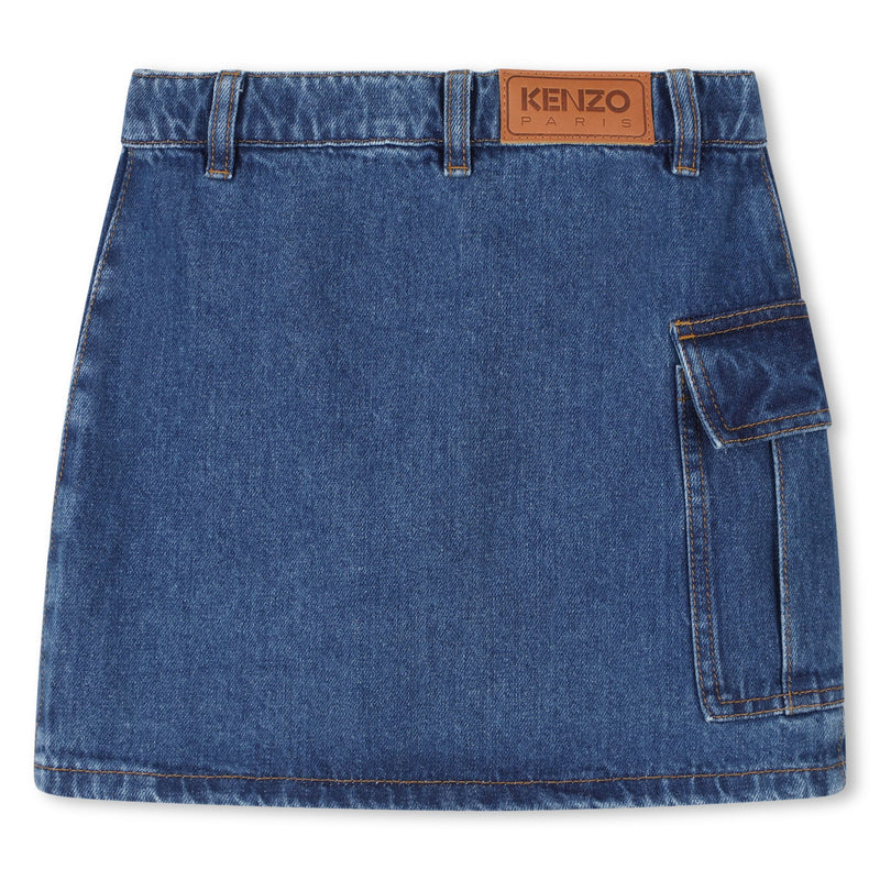 Light Blue Denim Skirt