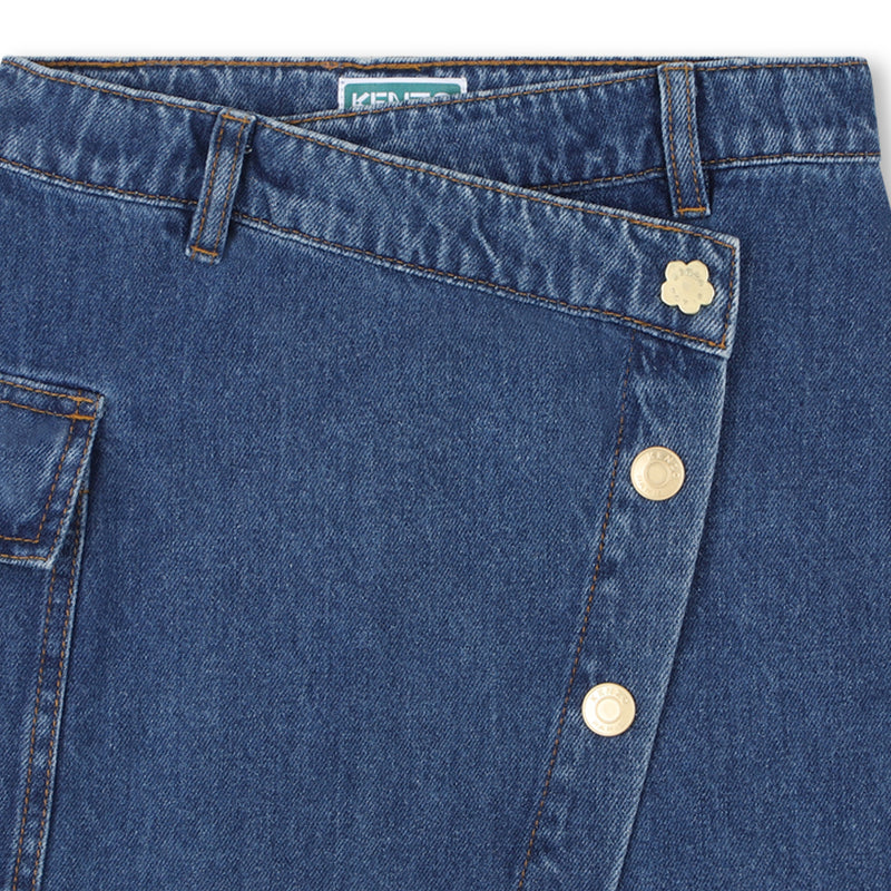 Light Blue Denim Skirt