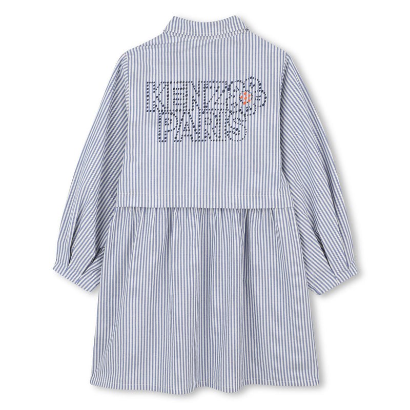 Pale Blue Long Sleeved Dress