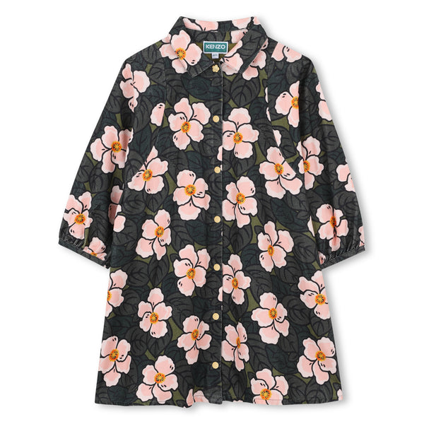Pink Pale Flowers Dress