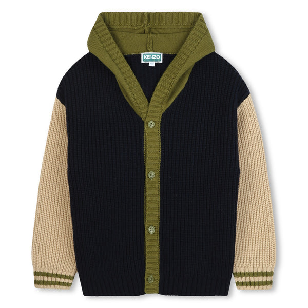 Navy Knitted Cardigan