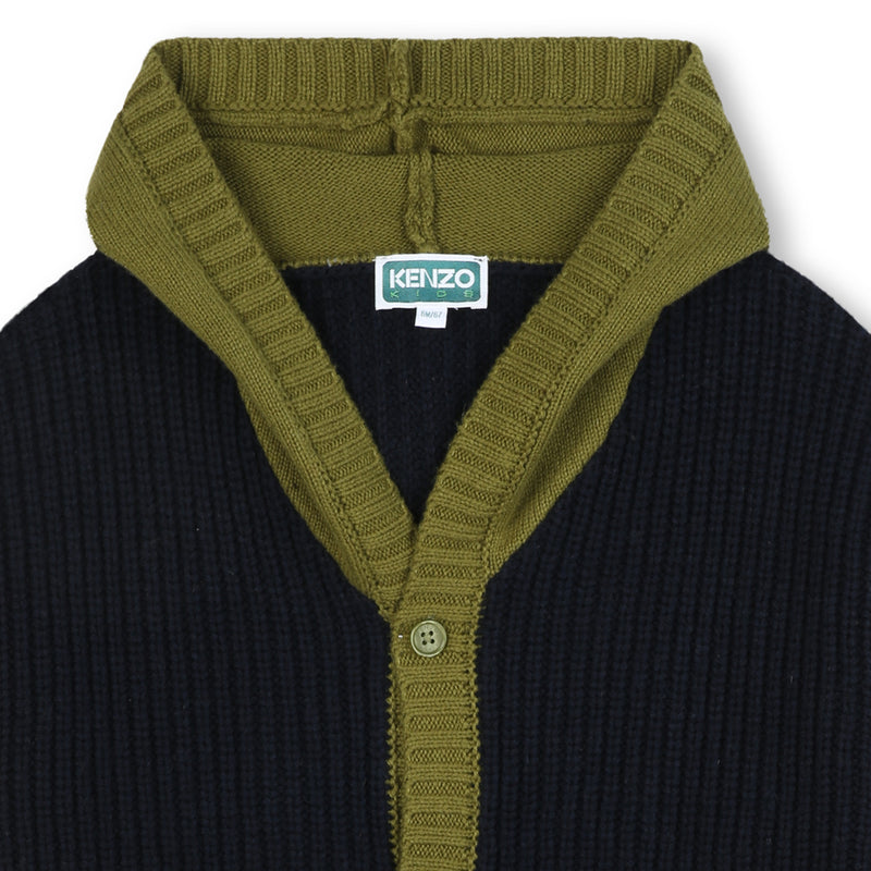 Navy Knitted Cardigan