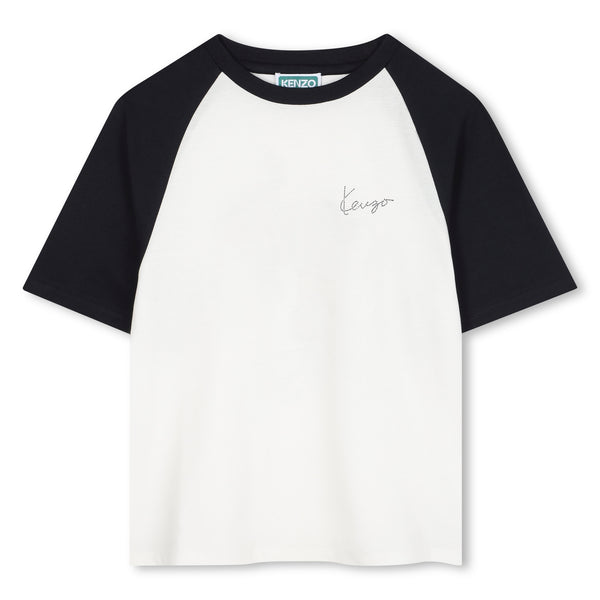 Black Sleeves T-Shirt - CHECK COLOUR