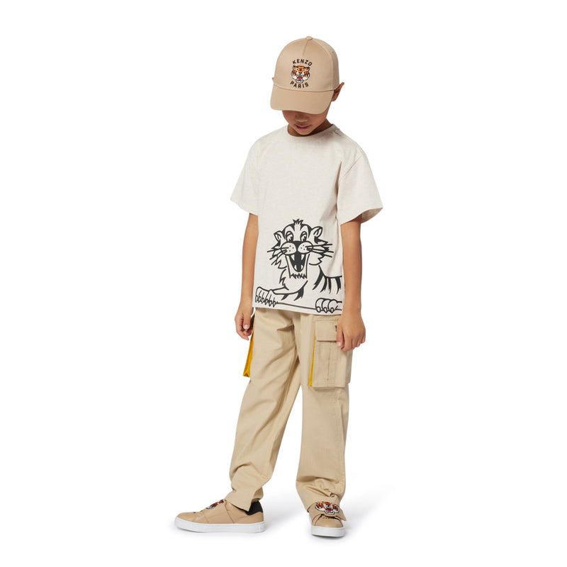 Beige Short Sleeves T-Shirt