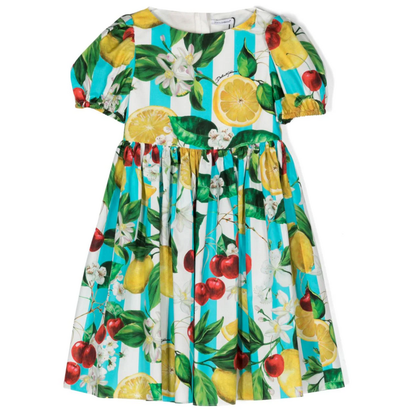 Italian Holiday Print Dress