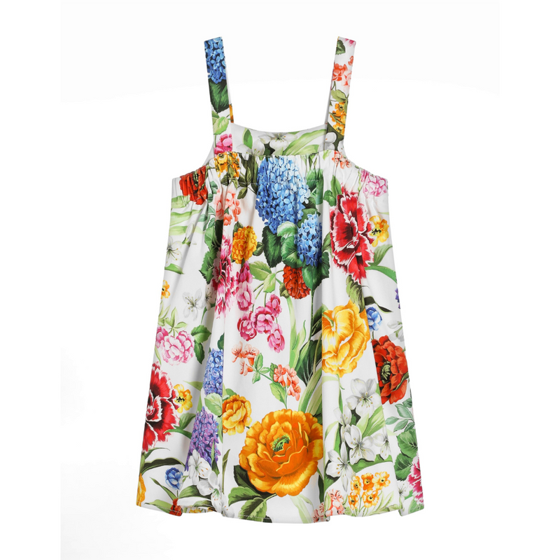 Mix Flowers Sleeveless Dress