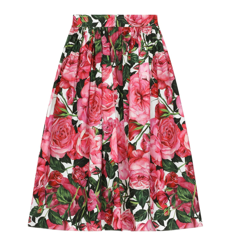 Winter Flower Long Skirt