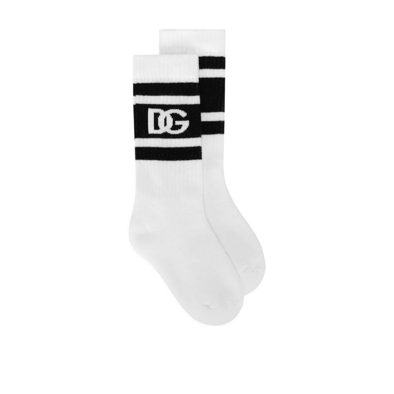 White/Black Socks