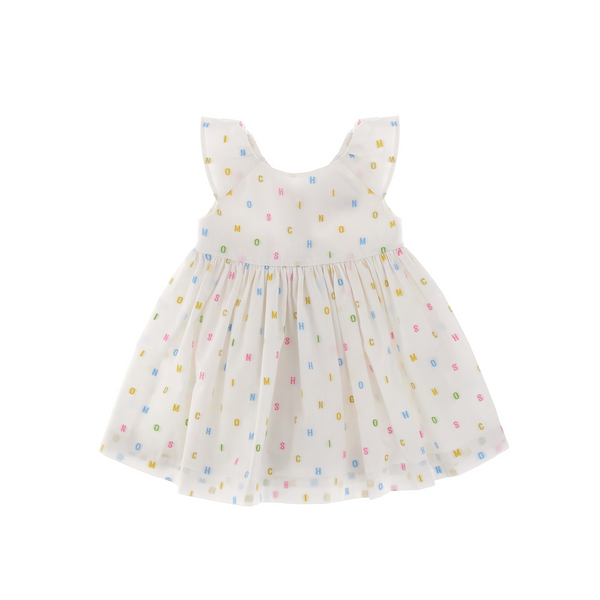 Multicolor Letters Baby Dress