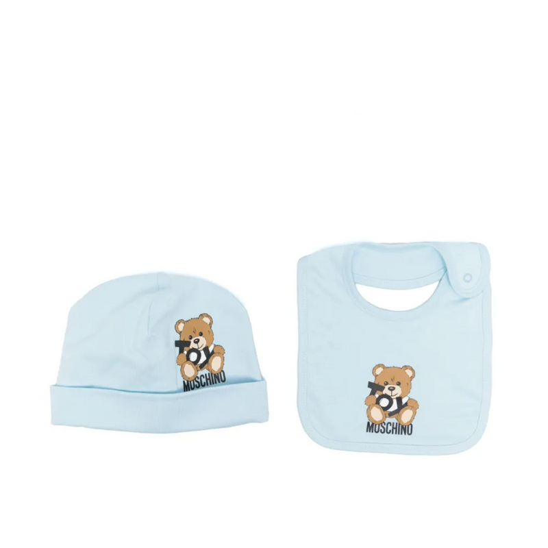 Baby Sky Hat & Bib Gift Set