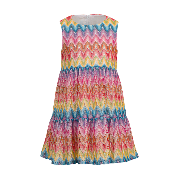 Mulitcolor Zigzag Dress