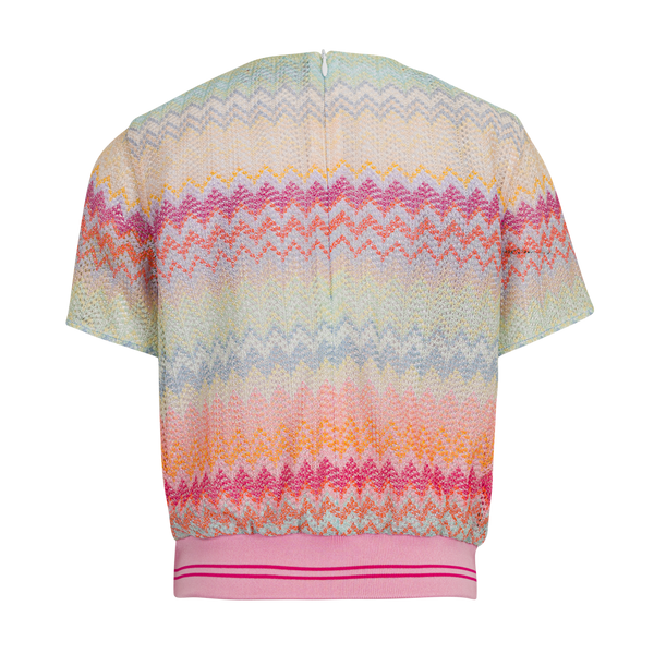 Multicolor Zigzag Top