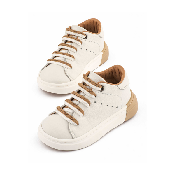 Lace Up Leather Sneakers