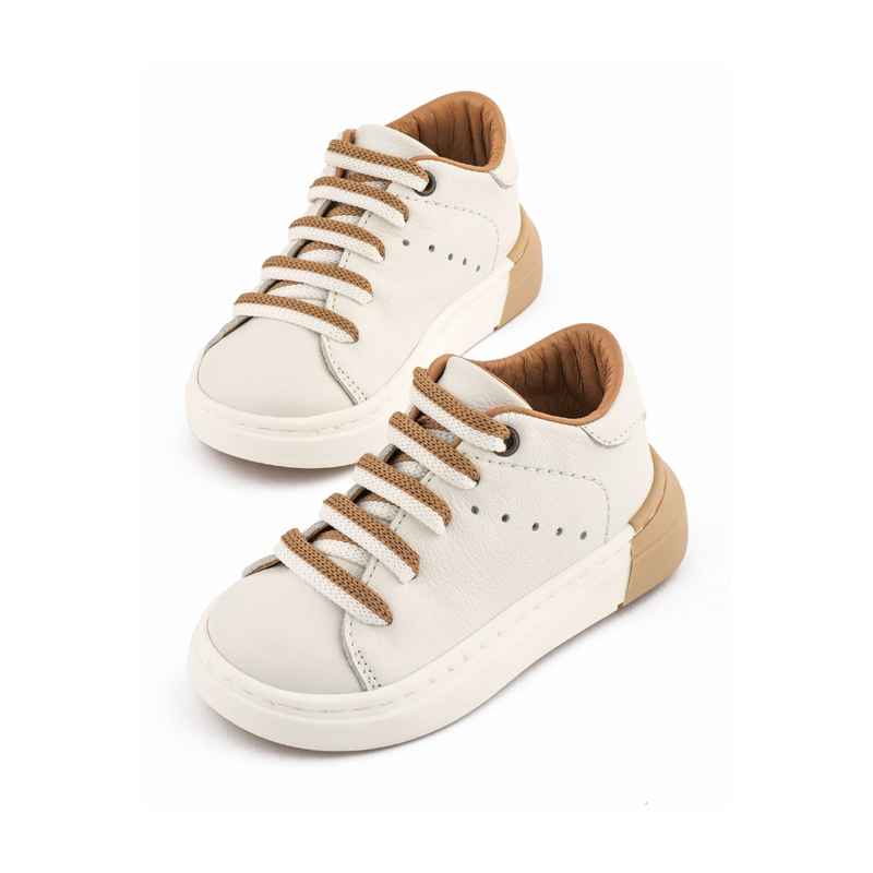 Lace Up Leather Sneakers