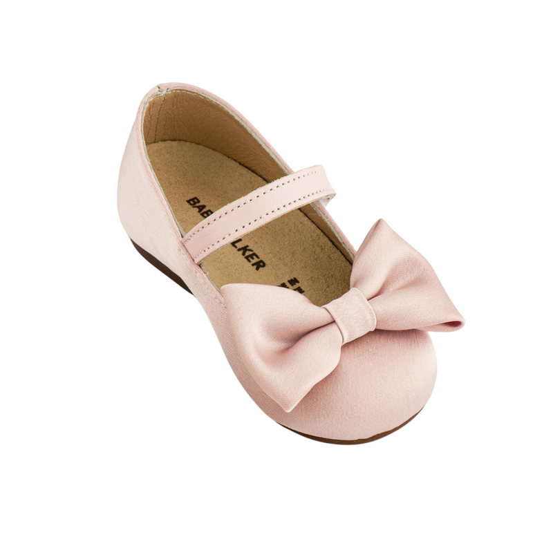 Satin Bow Ballerinas