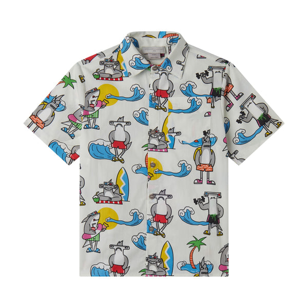Fun Shark Print Shirt