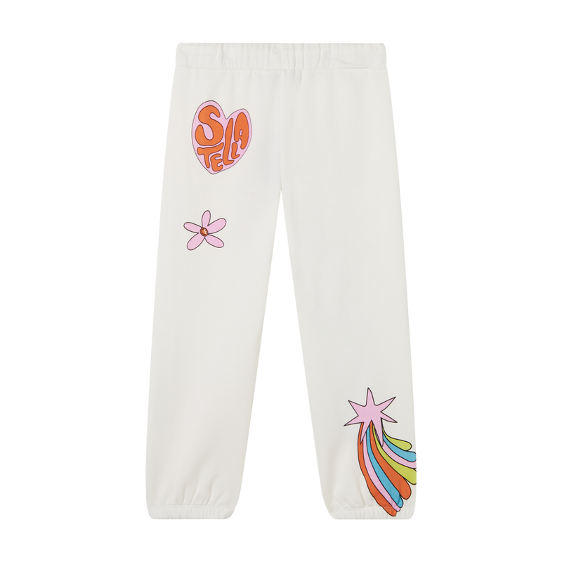 Cosmic Girl White Joggers