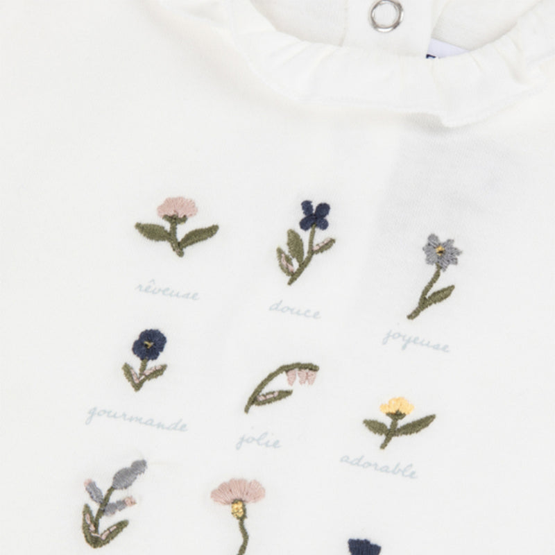 Baby Embroidery Flowers T-Shirt