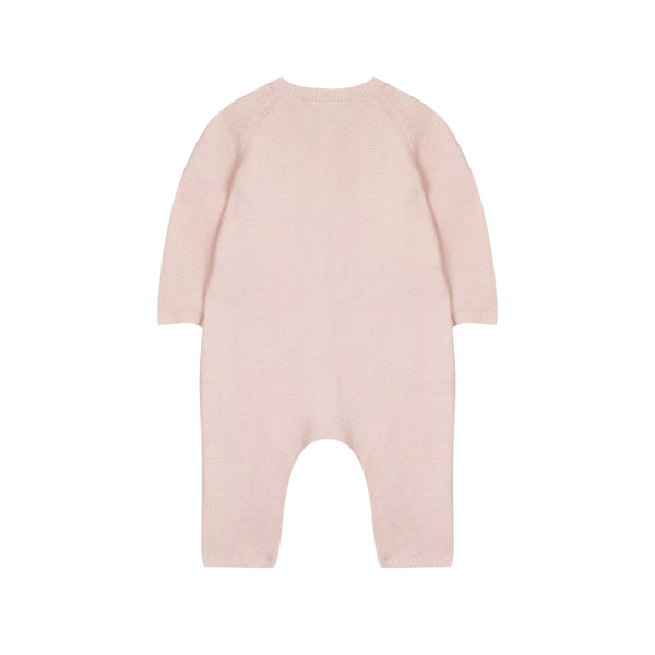 Knitted Babygrow Pale Rose