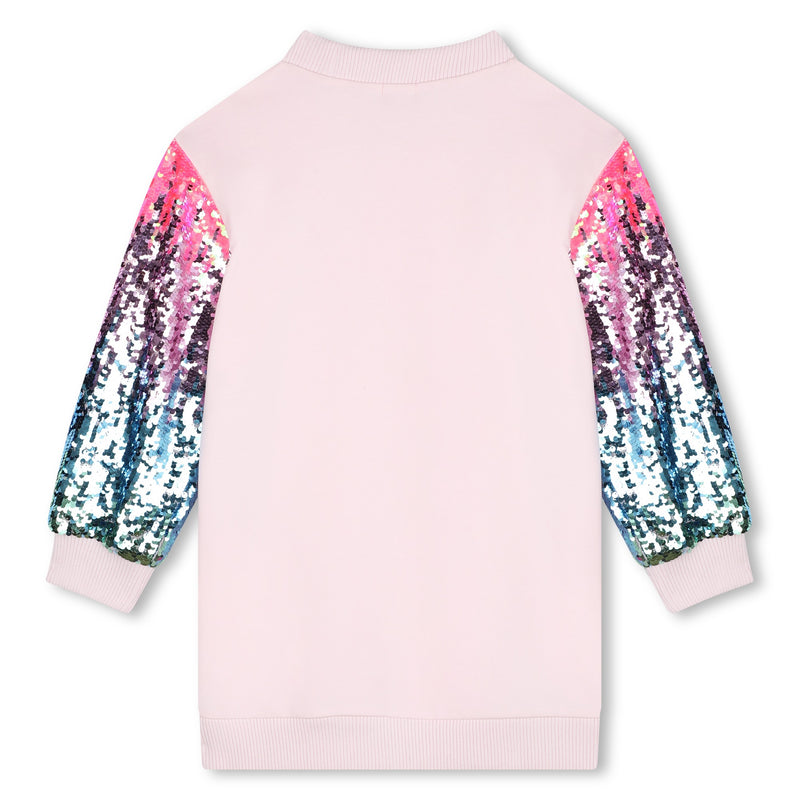 Sequins Sleeves PinkDress