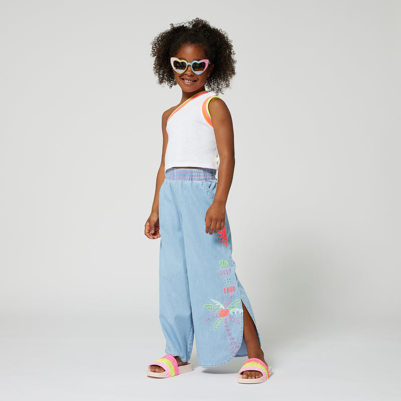 Bleach Denim Pants