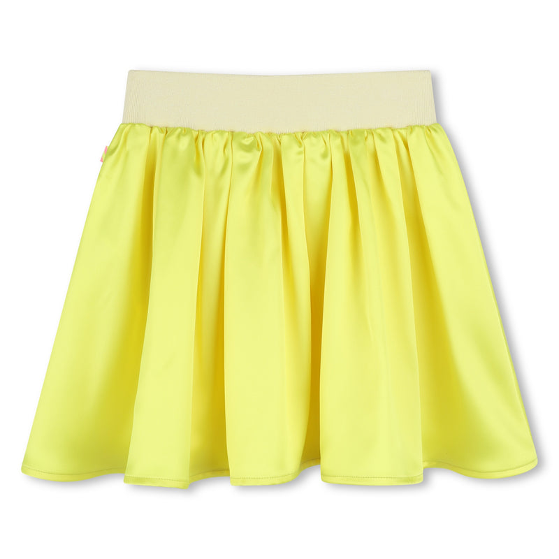 Lemon Satin Skirt