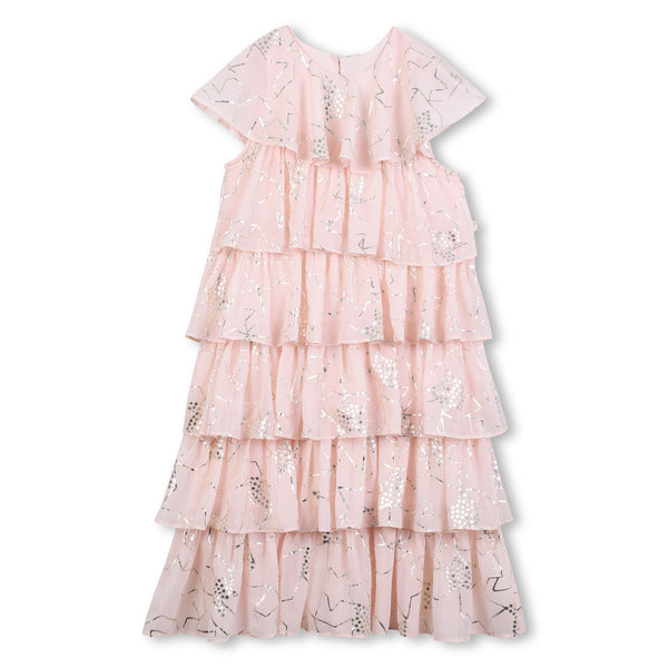 Pink Tiered Dress