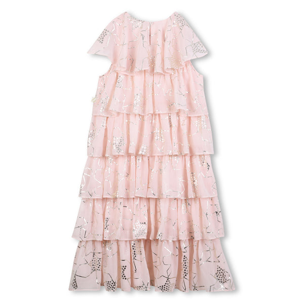 Pink Tiered Dress