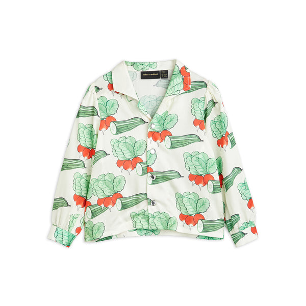 Veggie Print Blouse