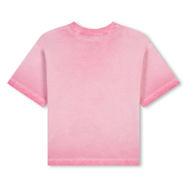 Fuschia Short Sleeves Tee-Shirt