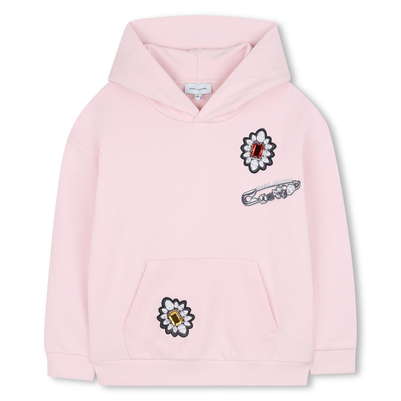 Pink Hooded Sweatshirt