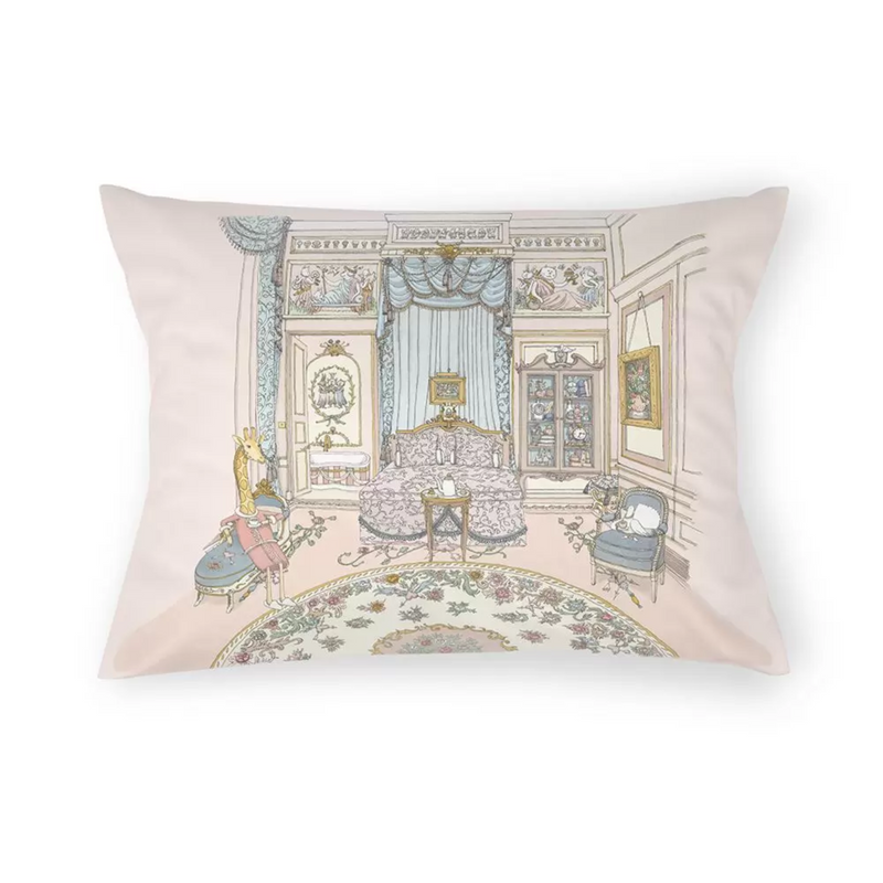 Satin Cushion - French Bedroom