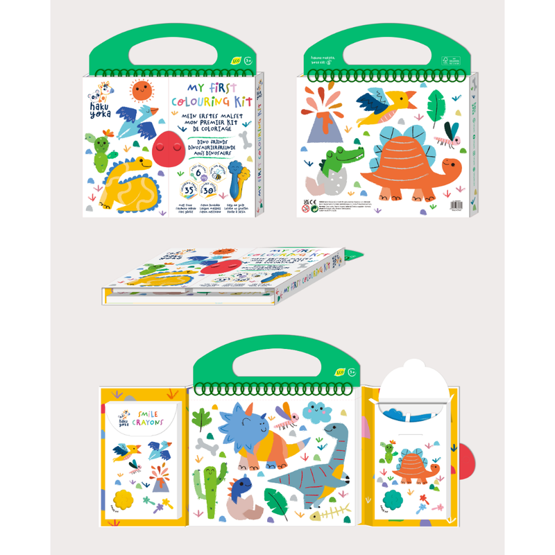 My First Colouring Kit - Dino Friends