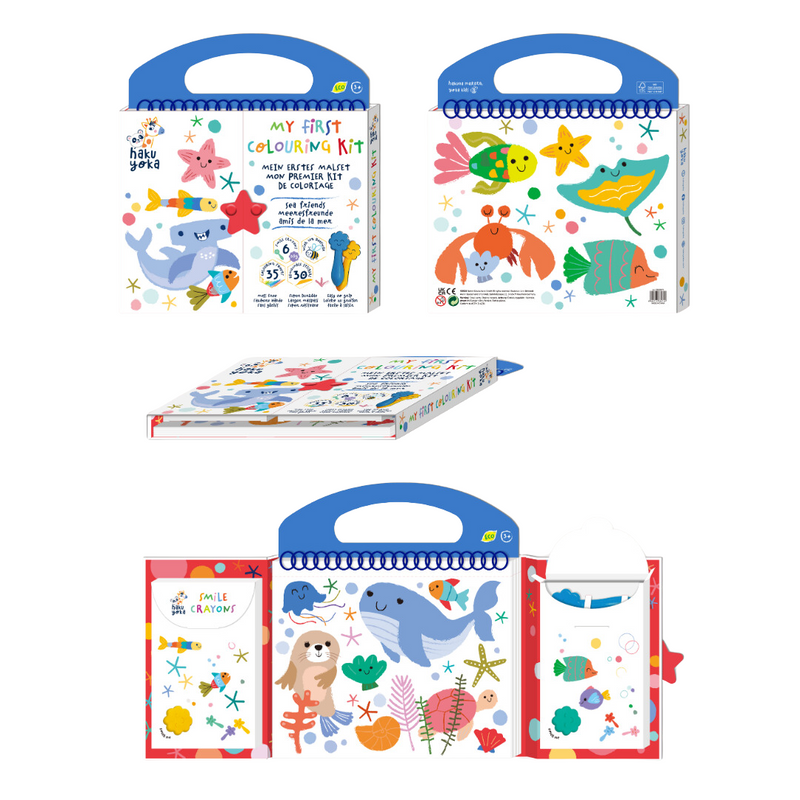 My First Colouring Kit - Sea Friends