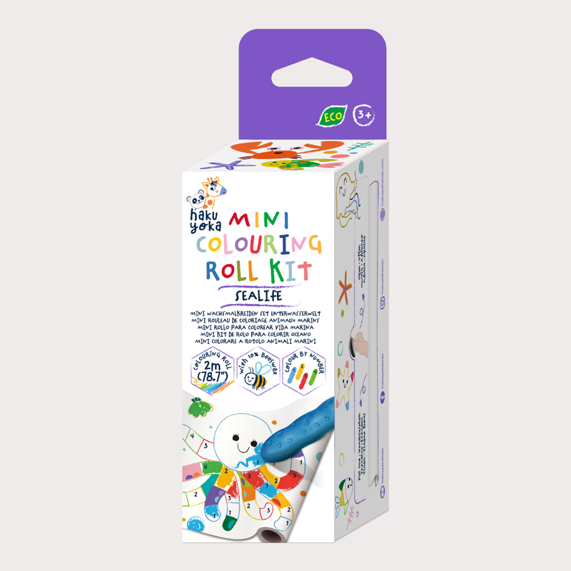 Mini Colouring Roll Kit Sealife