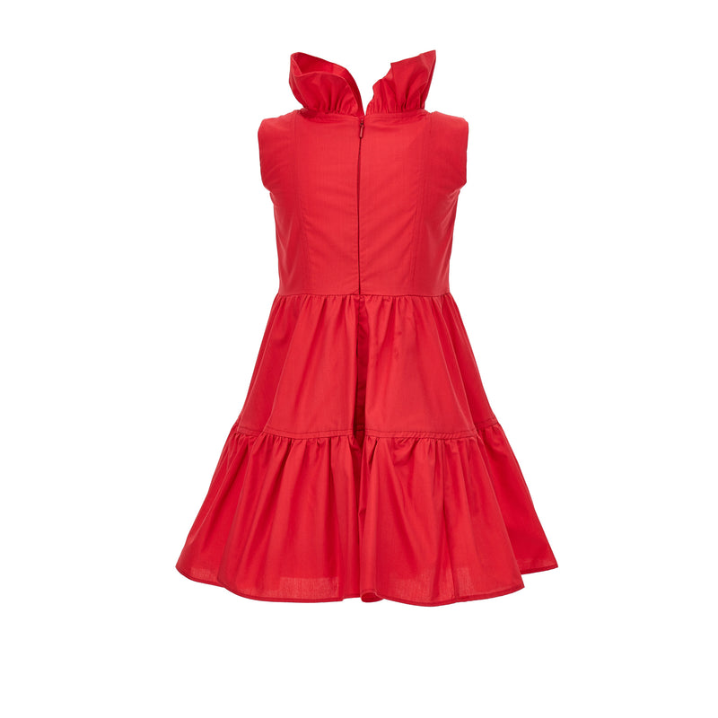 Red Poplin Dress