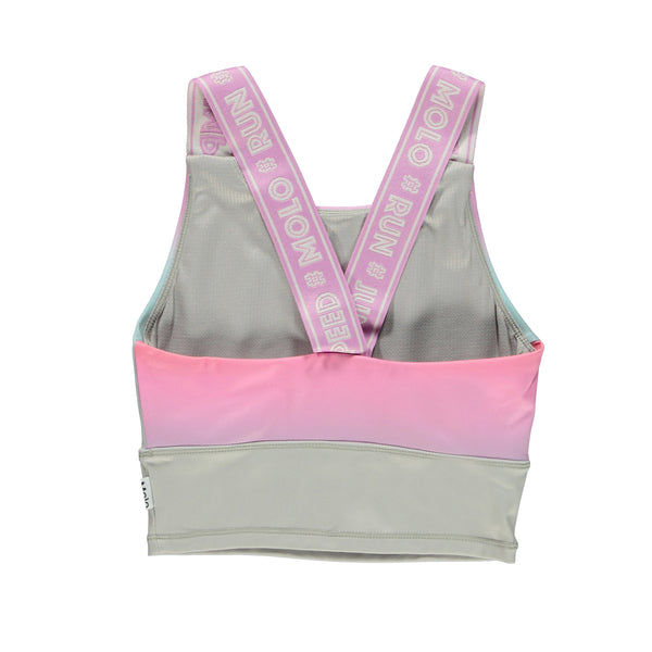 Misty Stripe Oliva Gym Top