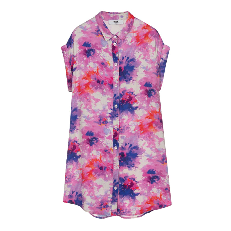 Pink & Purple Tie Dye Dress