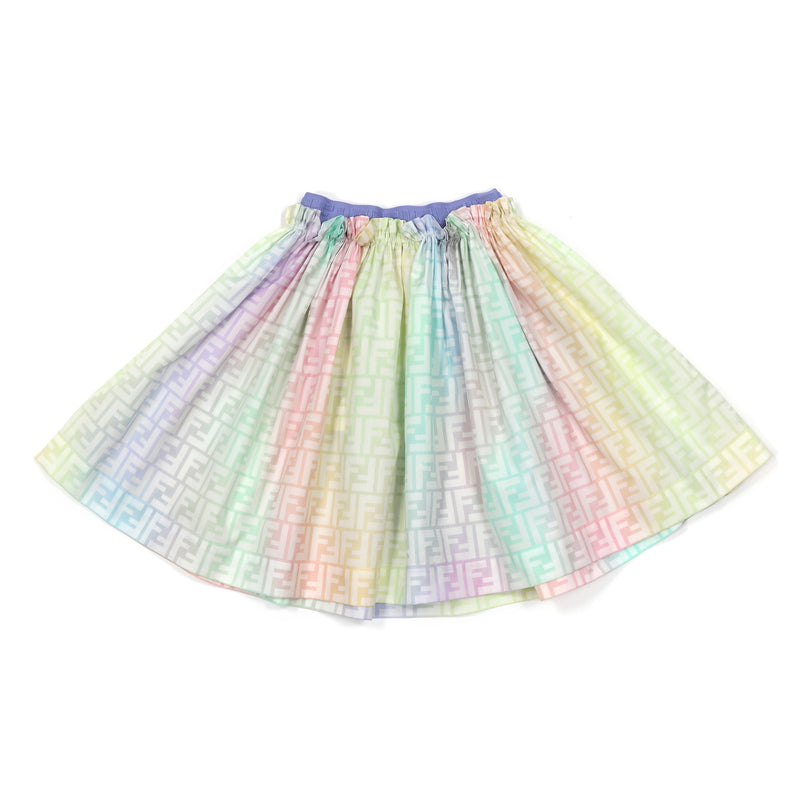 Rainbow Monogram Skirt