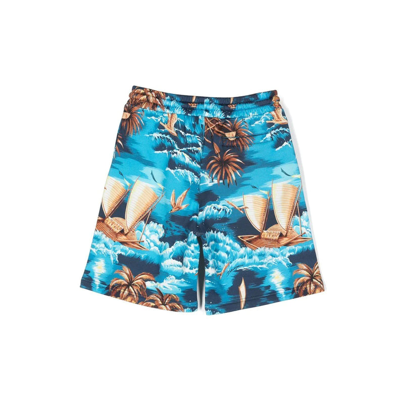 Hawaii Print Bermuda Shorts