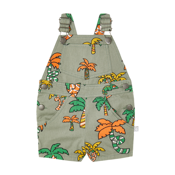 Baby Summer Print Dungarees