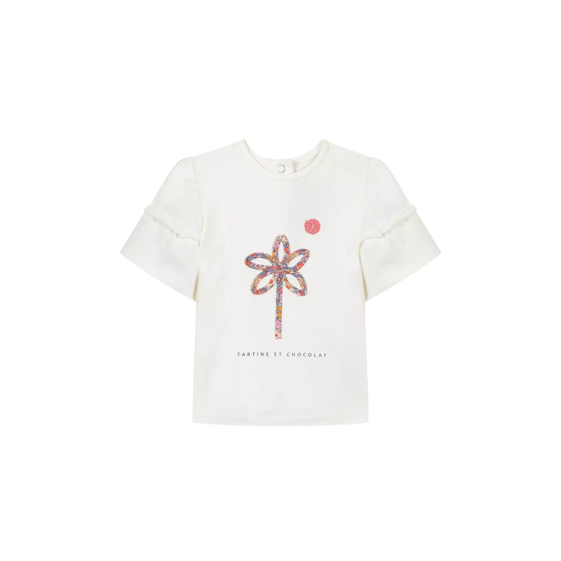 Baby Applique Floral T-Shirt