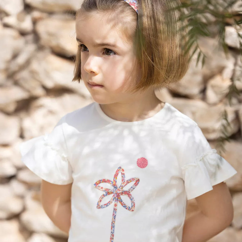 Baby Applique Floral T-Shirt