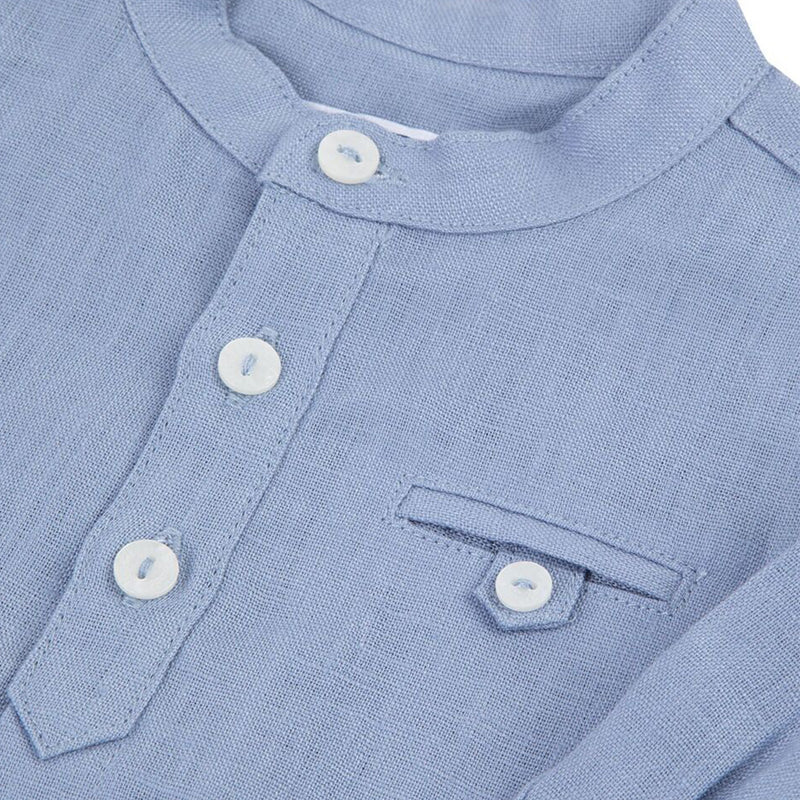 Blue Linen Shirt