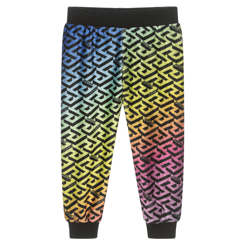 Multicolour Greca Print Jogging Trousers